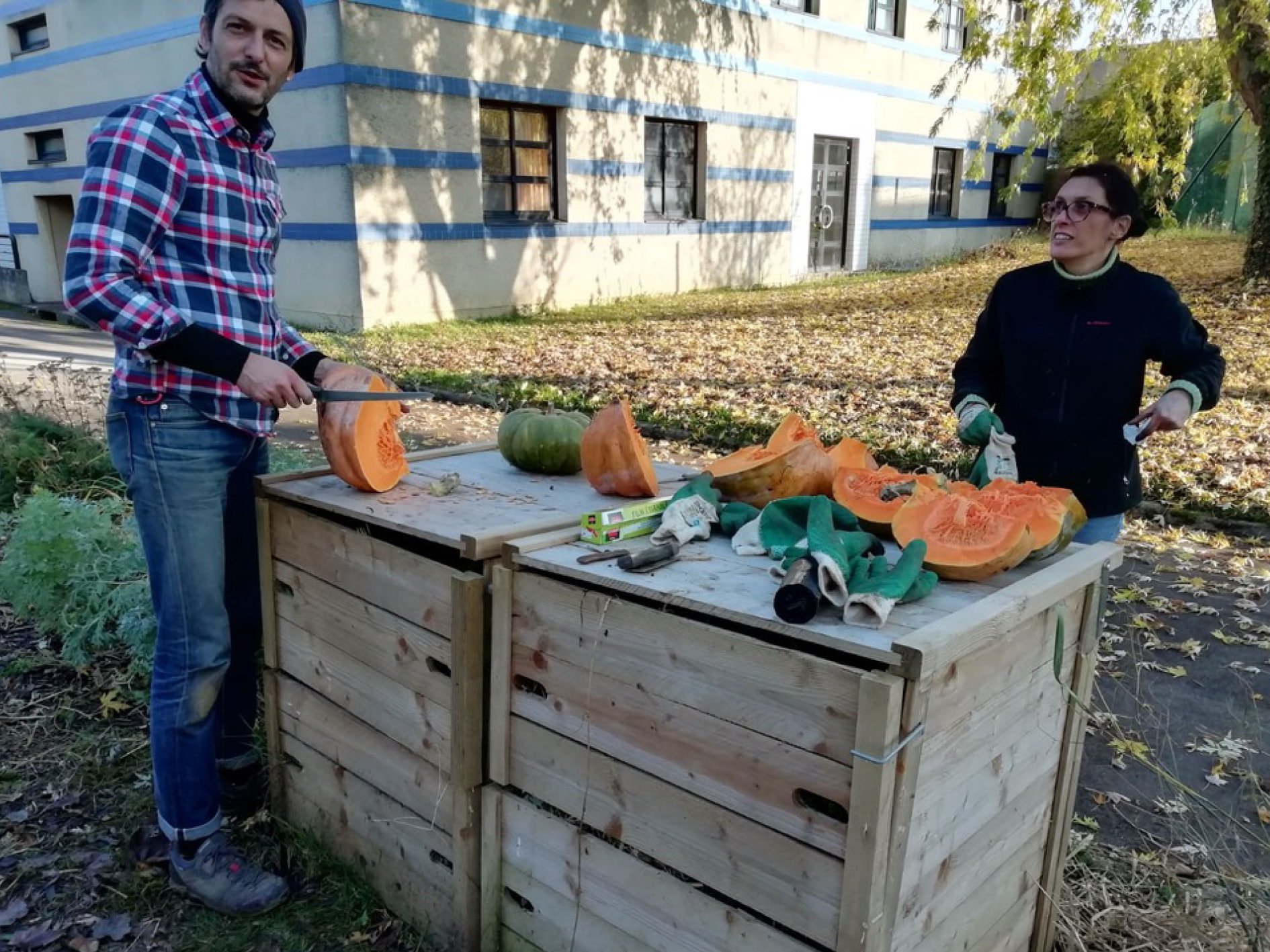 Jardinage : la gratification du travail des élèves