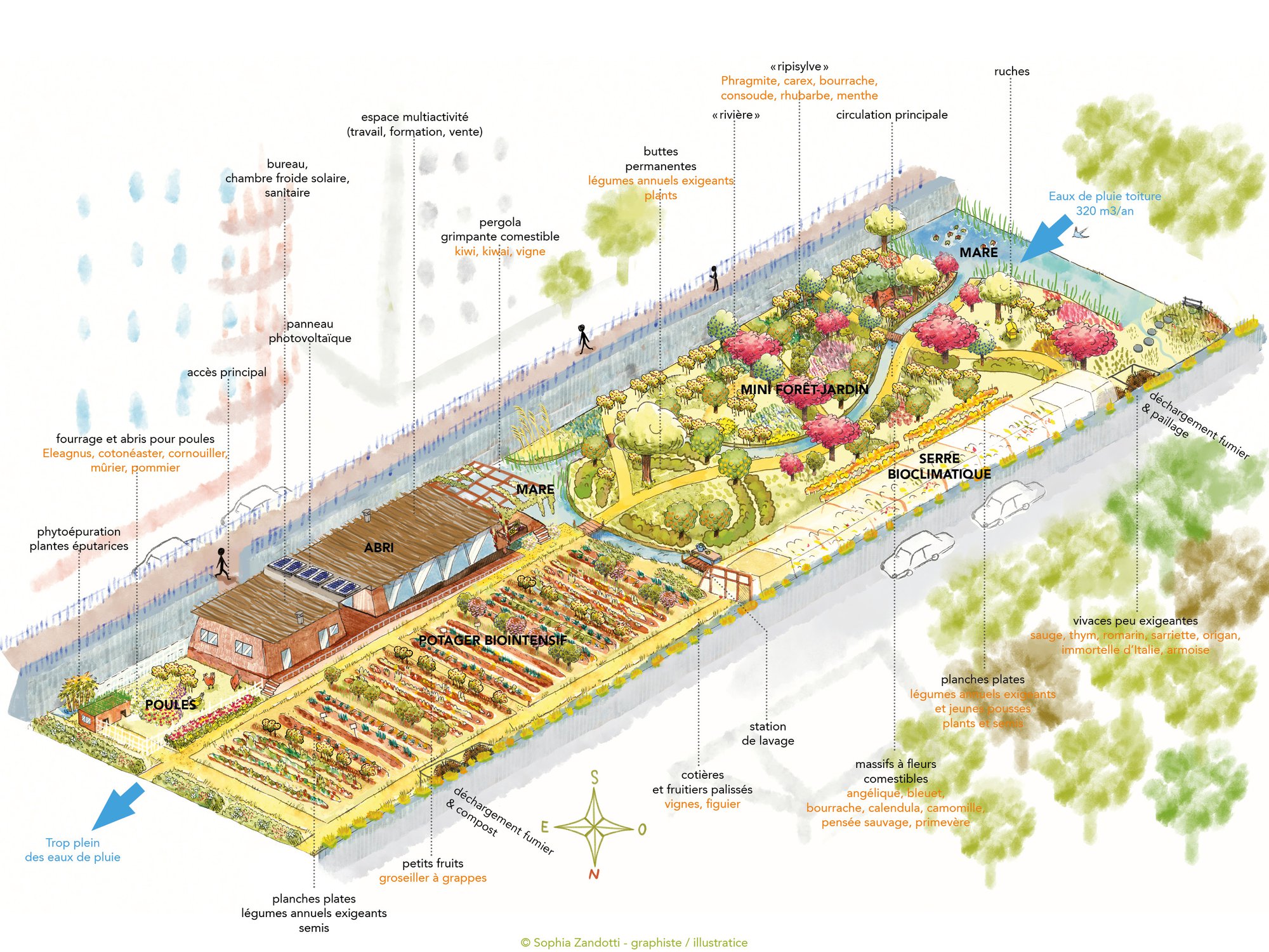 Design de la ferme