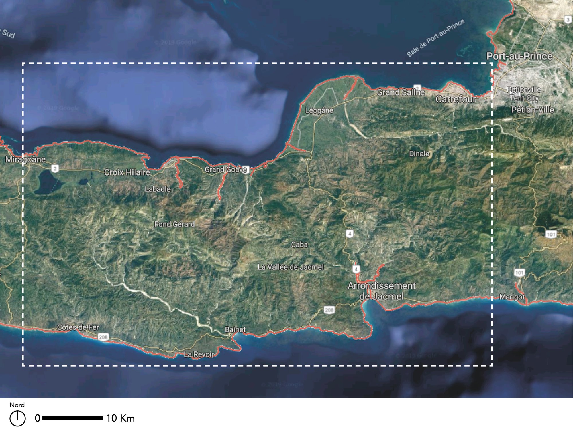 Localisation de l'étude